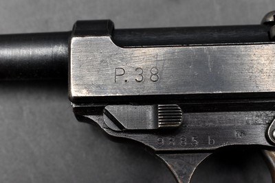 1945 German WWII Walther P.38 ac 45 Military Sidearm WaA359 w/ jvd Magazine - Image 7 of 25