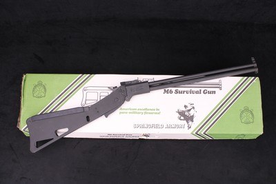 1975 Springfield Armory M6 Survival Gun .22 LR/.410 Like New in Factory Box - Image 2 of 25