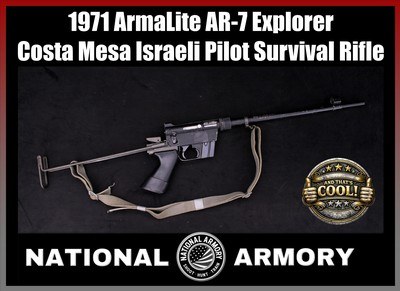 1971 ArmaLite AR-7 Explorer Costa Mesa Israeli Pilot Survival Rifle .22 LR - Image 1 of 22