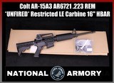Colt AR-15A3 AR6721 Restricted LE Carbine 5.56 NATO 16