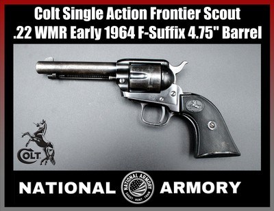 1964 Colt Single Action Frontier Scout .22 WMR Early F-Suffix 4.75