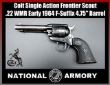 1964 Colt Single Action Frontier Scout .22 WMR Early F-Suffix 4.75