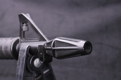 1987 Calico M100 Carbine .22 LR 100-Round Helical Magazine Folding Stock - Image 9 of 25