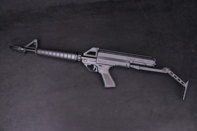 1987 Calico M100 Carbine .22 LR 100-Round Helical Magazine Folding Stock - Image 2 of 25