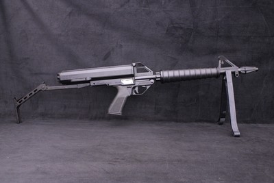 1987 Calico M100 Carbine .22 LR 100-Round Helical Magazine Folding Stock - Image 4 of 25