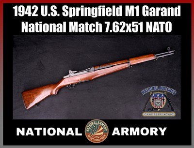 1942 Springfield M1 Garand National Match .308 WIN 24