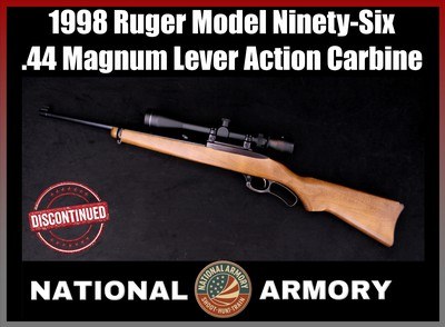 1998 Ruger Model Ninety-Six .44 Mag 18.5