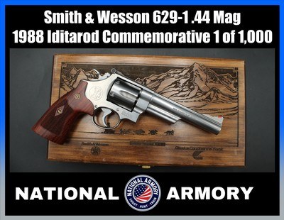 1988 Smith & Wesson 629-1 .44 Magnum 1988 Iditarod Commemorative Limited Edition - Image 1 of 23