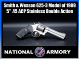 1990 Smith & Wesson 625-3 Model of 1989 .45ACP 5