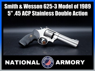 1990 Smith & Wesson 625-3 Model of 1989 .45ACP 5