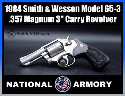 1984 Smith & Wesson Model 65-3 .357 Mag 3