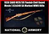 1936 SAKO Finnish M28/30 Civil Guard Mosin-Nagant SK.Y SA Rifle - Image 1 of 25