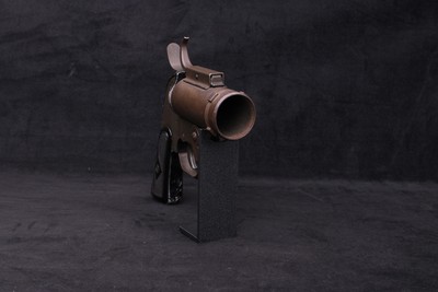 WWII U.S. PROPERTY M-8 Pyrotechnic 37MM Signal Flare Pistol w/ Aircraft Locking Lugs - Image 15 of 21