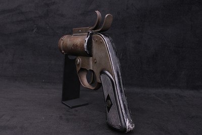 WWII U.S. PROPERTY M-8 Pyrotechnic 37MM Signal Flare Pistol w/ Aircraft Locking Lugs - Image 18 of 21