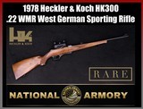 1978 Heckler & Koch HK300 .22 WMR Early West German Sporting Rifle HK QD Scope Mount - Image 1 of 25