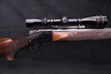 Sharps Borchardt Custom Falling Block .219 Zipper Ackley Improved Leupold 3-9x - Image 7 of 25