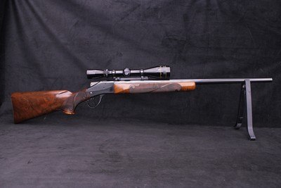 Sharps Borchardt Custom Falling Block .219 Zipper Ackley Improved Leupold 3-9x - Image 4 of 25
