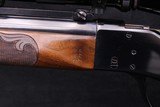 Sharps Borchardt Custom Falling Block .219 Zipper Ackley Improved Leupold 3-9x - Image 21 of 25
