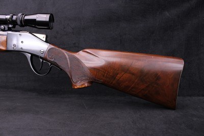 Sharps Borchardt Custom Falling Block .219 Zipper Ackley Improved Leupold 3-9x - Image 17 of 25