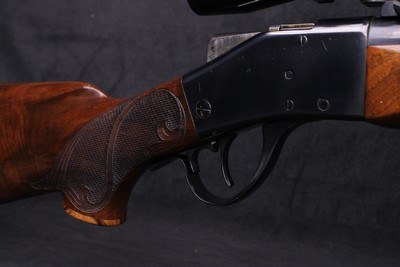 Sharps Borchardt Custom Falling Block .219 Zipper Ackley Improved Leupold 3-9x - Image 12 of 25