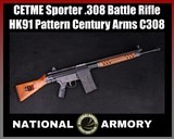 2000 CETME Sporter .308 Battle Rifle HK G3 HK91 Pattern Century Arms C308 - Image 1 of 25