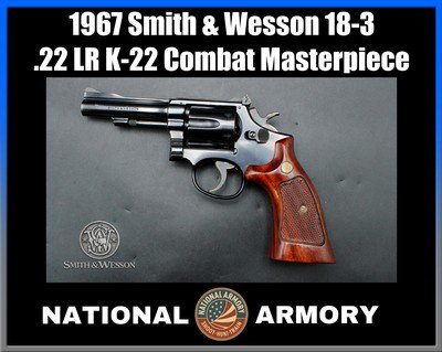 1967 Smith & Wesson 18-3 .22 LR 4