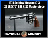 1974 Smith & Wesson 17-3 .22 LR 5.75