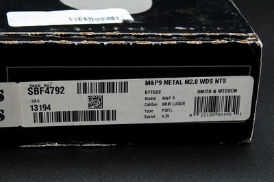 Smith & Wesson M&P9 Metal M2.0 9mm 4.25