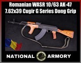 Romanian WASR 10/63 AK-47 7.62x39 Cugir G Series Dong Grip Optic Rail AK47 - Image 1 of 25