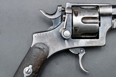 1915 Glisenti Bodeo 1889 10.35MM Folding Trigger Pre-WWI Italian Tipo A Military Revolver - Image 8 of 20
