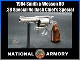 1984 Smith & Wesson 60 Chief's Special .38 Spl 3