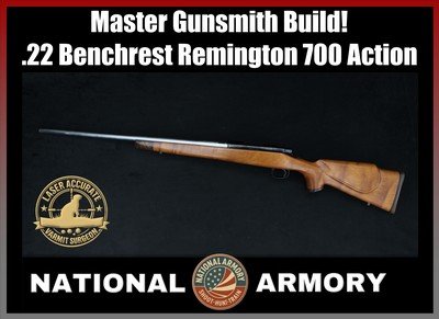 Custom .22 BR Remington 700 Target Rifle 24