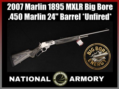 2007 Marlin 1895 MXLR .450 Marlin Big Bore 24