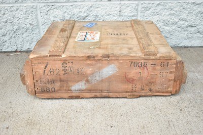 1961 Chinese PLA 7.62x54R Ammo 880 Rounds Original Sealed Military Crate - Image 4 of 8