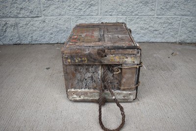 WWII ROF Radway Green 1945 British .303 Blank 1,440 Round Ammunition Crate - Image 6 of 7