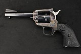 1975 Colt New Frontier .22LR Flat Top Single Action Revolver 4 3/8
