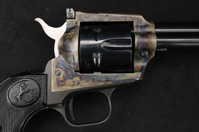1975 Colt New Frontier .22LR Flat Top Single Action Revolver 4 3/8