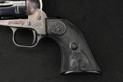 1975 Colt New Frontier .22LR Flat Top Single Action Revolver 4 3/8