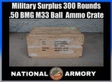 Original Military Surplus 300 Rounds .50 BMG M33 Ball Sealed Ammo Crate - Image 1 of 4