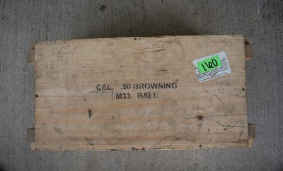Original Military Surplus 300 Rounds .50 BMG M33 Ball Sealed Ammo Crate - Image 3 of 4