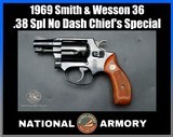 1969 Smith & Wesson 36 Chiefs Special .38 Special 2