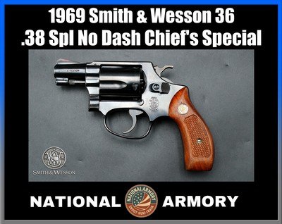 1969 Smith & Wesson 36 Chiefs Special .38 Special 2