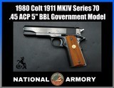1980 Colt 1911 MKIV Series 70 .45 ACP 5