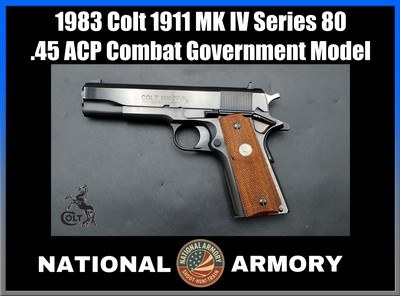 1983 Colt 1911 MK IV Series 80 .45 ACP 5