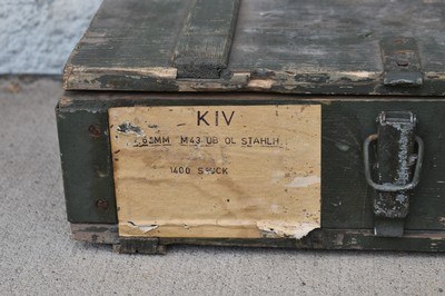 Cold War Era East German NVA 1,400 Rounds 7.62x39 M43 Training Ammo Crate - Image 3 of 6