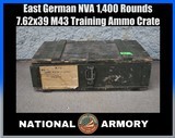 Cold War Era East German NVA 1,400 Rounds 7.62x39 M43 Training Ammo Crate - Image 1 of 6