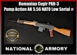 Romanian Cugir PAR-3 Pump Action AK 5.56 NATO Low Serial #23 AK-47 - Image 1 of 25