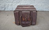 1976 IDF Israeli IMI 7.62 NATO 1,000 Rds Wooden Bullet Blanks Ammo Crate - Image 2 of 5