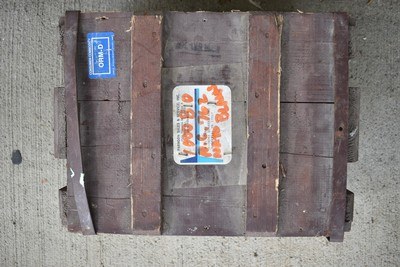 1976 IDF Israeli IMI 7.62 NATO 1,000 Rds Wooden Bullet Blanks Ammo Crate - Image 4 of 5