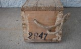 Pre-WWII Greek Military 1932 PCH 1400 Rds 7.92x57 Mauser Surplus Ammo Crate - Image 3 of 6